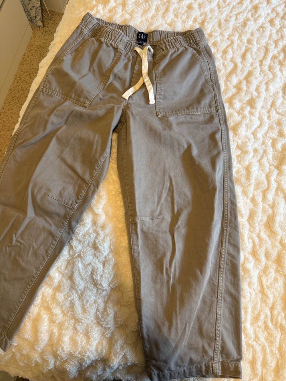 GAP Olive Green barrel Drawstring Pants